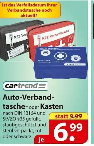 Famila Nord Ost Cartrend auto-verbandtasche- oder kasten Angebot