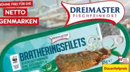 Netto Marken-Discount Dreimaster Bratheringsfilets Angebot