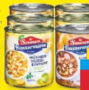 Netto Marken-Discount Sonnen-Bassermann Hühner-Nudel-Eintopf Angebot