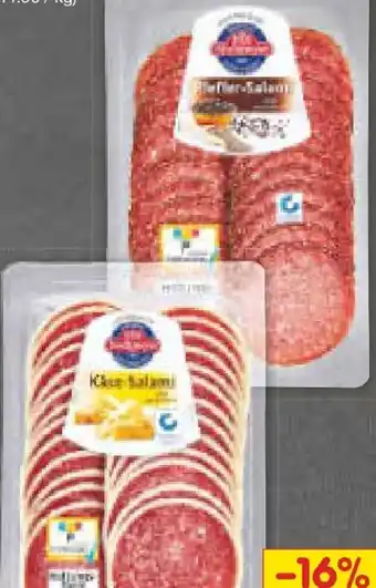 Netto Marken-Discount Stockmeyer Käsesalami Angebot