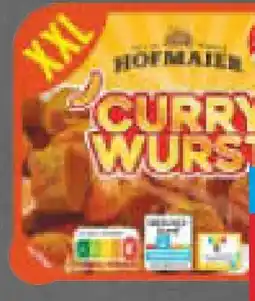 Netto Marken-Discount Hofmaier XXL Currywurst mit Sauce Angebot