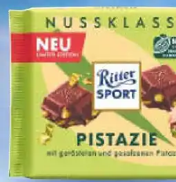 Netto Marken-Discount Ritter Sport Schokolade Pistazie Angebot