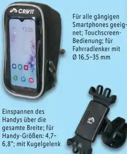 Lidl Crivit Fahrrad-Handytasche Angebot