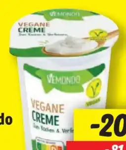 Lidl Vemondo Vegane Creme Angebot