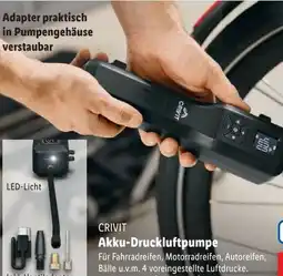 Lidl Crivit Akku­ Druckluftpumpe Angebot