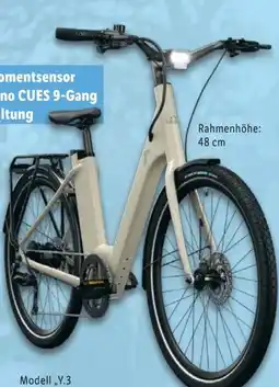 Lidl Crivit Urban E-Bike Y.3 Shimano Cues 27.5 Angebot