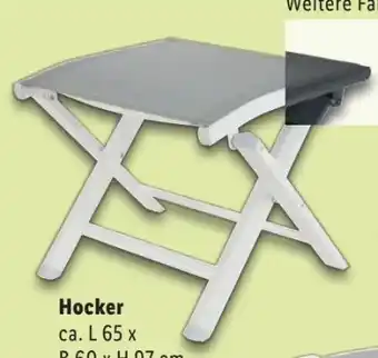 Lidl Livarno Home Aluminium-Hocker Angebot