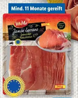 Lidl Sol & Mar Jamón Serrano Angebot