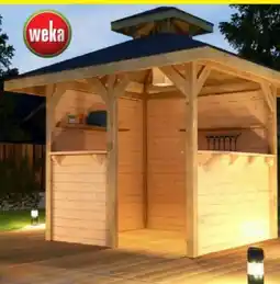 Lidl Weka Holzpavillon mit Tresen Angebot