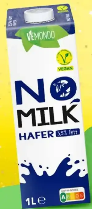 Lidl Vemondo No Milk Haferdrink Angebot