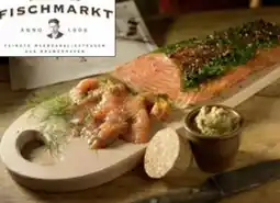 Scheck-in-Center Fiedlers Fischmarkt Norweger Lachs Graved Art Angebot