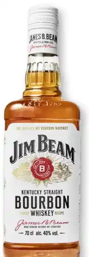 Scheck-in-Center Jim Beam Kentuckey Straight Bourbon Whiskey Angebot