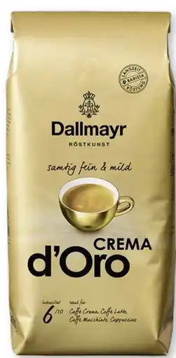 Scheck-in-Center Dallmayr Kaffee Crema d’Oro Angebot