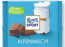 Scheck-in-Center Ritter Sport Alpenmilch Angebot