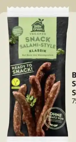 Edeka Billie Green Veganer Snack Salami-Style Angebot