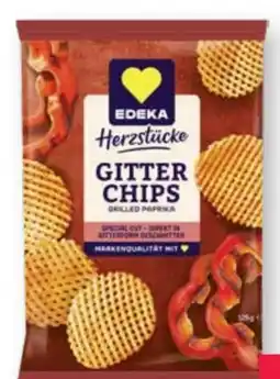 Scheck-in-Center Edeka Herzstücke Gitter Chips Angebot