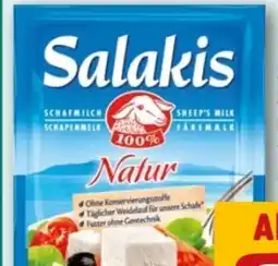 REWE Center Salakis Schafskäse Natur Angebot