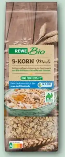 nahkauf Rewe Bio 5 Korn Müsli Angebot