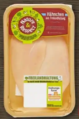 REWE Nature & Respect Freiland Hähnchen-Brustfilet Angebot