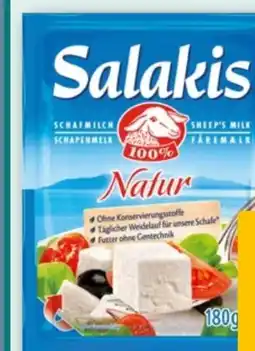 REWE Salakis Schafskäse Natur Angebot