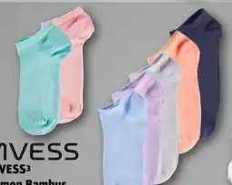 REWE Vivess Damen Bambus Sneaker Socken 2 Paar Angebot