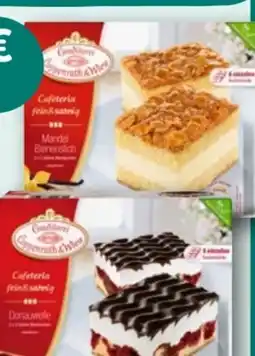 REWE Coppenrath & Wiese Cafeteria fein sahnig Mandel-Bienenstich Angebot