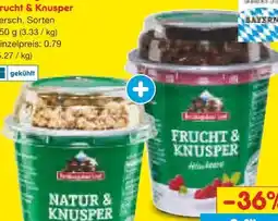 Netto Marken-Discount Berchtesgadener Land Frucht & Knusper Joghurt Angebot