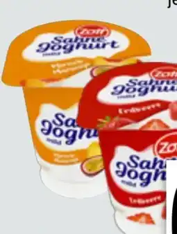 Edeka Xpress Zott Sahne Joghurt mild Erdbeere Angebot