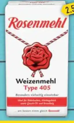 E-Center Rosenmehl Weizenmehl Angebot