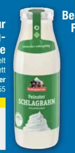 E-Center Berchtesgadener Land Feinster Schlagrahm Angebot