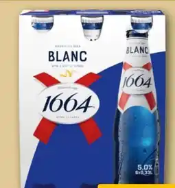 REWE Kronenbourg Brewery Bier 1664 Blanc Angebot