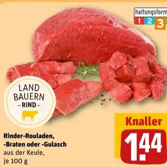 REWE Center Metzgerei Landbauern Rinder-Rouladen Angebot