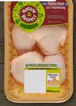 REWE Center Nature & Respect Frische Freiland Hähnchen-Schenkel Angebot