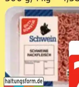 Edeka Frischemarkt Gut & Günstig Schweine Hackfleisch Angebot