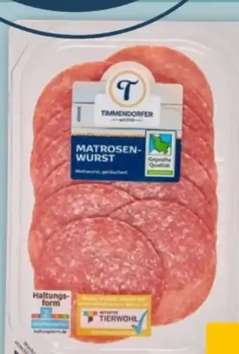 REWE Center Timmendorfer Wurst Matrosenwurst Angebot