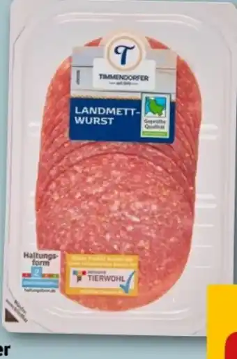 REWE Center Timmendorfer Wurst Landmettwurst Angebot