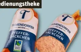 REWE Timmendorfer Wurst Pfeffersäckchen Angebot