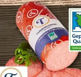 REWE Timmendorfer Wurst Landmettwurst Angebot