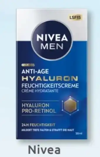 Budni Nivea For Men Anti-Age Hyaluron Feuchtigkeitscreme Angebot