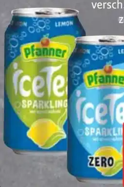 Edeka Pfanner Sparkling Eistee Angebot