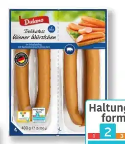 Lidl Dulano Delikatess Wiener Würstchen Angebot