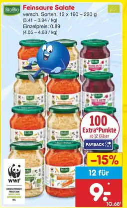 Netto Marken-Discount BioBio Feinsaure Salate Angebot