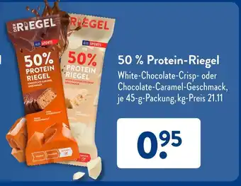 Aldi Süd Der regel white-chocolate-crisp oder chocolate-caramel-geschmack Angebot