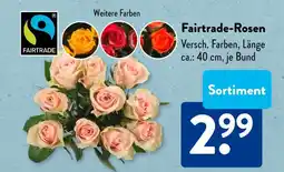 Aldi Süd Fairtrade fairtrade-rosen Angebot