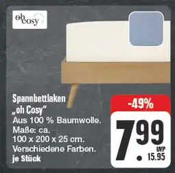 Edeka Oh cosy spannbettlaken Angebot