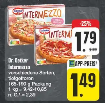 Edeka Dr. oetker intermezzo Angebot