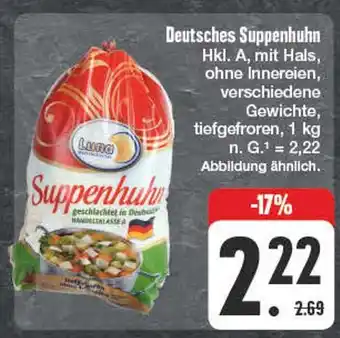 Edeka Luna deutsches suppenhuhn Angebot