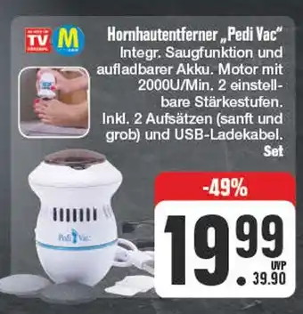 Edeka Pedi vac hornhautentferner Angebot