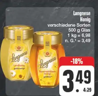 Edeka Langnese honig Angebot