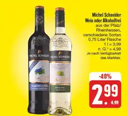 Edeka Michel schneider wein oder alkoholfrei Angebot